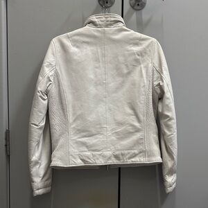 White Women's Leather Jacket